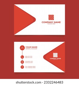 Professional and Creative Business Card Vector Template.