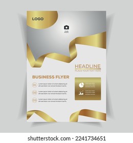 Professional and Creative Business Vector Template for Corporate Flyer, Annual Report, Brochure, Cover Design, Presentation, Marketing in A4 Print Ready