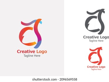 Professional Creative CJ Letter logo for company and business