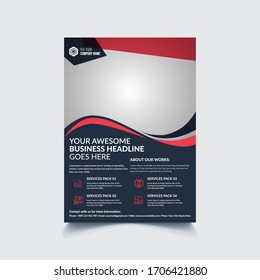 Professional Creative Colorful Modern Abstract Corporate Business Marketing Advertising Flyer Design Minimal Vector Templates