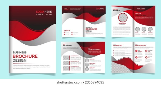 Professional and Creative Corporate Business Brochure Minimalist Design Print Template