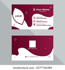 Professional and Creative Corporate Business Card Design Template, business card, business card design, visiting, card, design, template, modern, creative