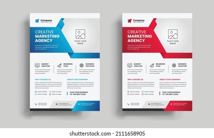 Professional Creative Corporate Business Flyer Template Design