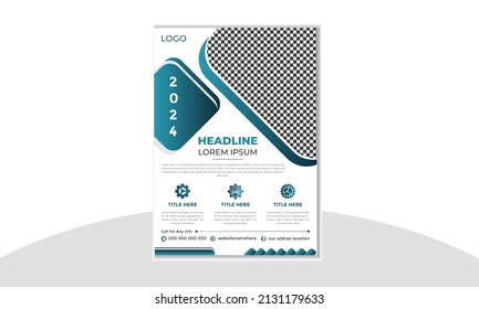 Professional Creative Corporate Business Flyer Smart Ideas Flyer Template Vector 