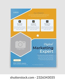 Plantilla profesional creativa de volante corporativo
Se trata de un moderno folleto empresarial creativo.Todos los elementos principales son editables y personalizables.
