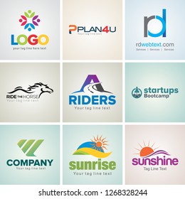 Professional Creative Corporate Logo Design Template Sets