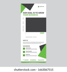 professional, creative and corporate rollup banner design template