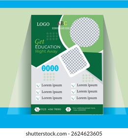 Professional creative elegant and modern business flyer design.