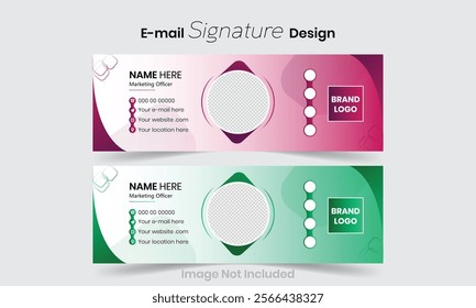 Professional Creative E-mail Signature Design