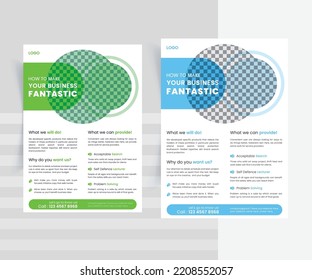 Planta profesional de volante creativo Diseño en vector, diseño atractivo de ojos, diseño de tamaño A4, diseño limpio y fresco, pieza en forma de metal, madera, tarjeta, plástico, $ etc
