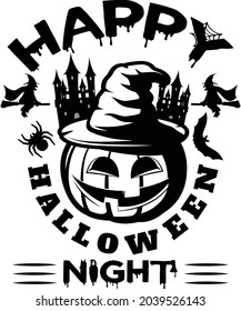 Professional and creative Halloween T-shirt Design