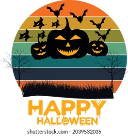 Professional and creative Halloween T-shirt Design