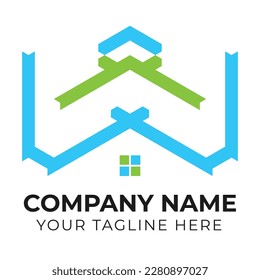 Professional creative home logo design template