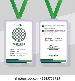 Professional and Creative ID Card Template Design