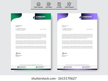 professional creative Letterhead design idea