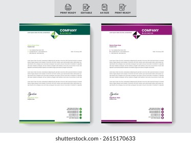 professional creative Letterhead design idea
