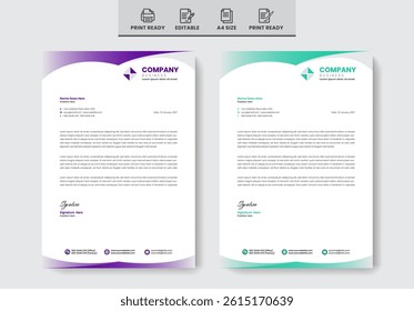 professional creative Letterhead design idea