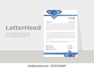 Professional creative letterhead design template