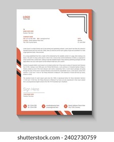 professional creative letterhead design template