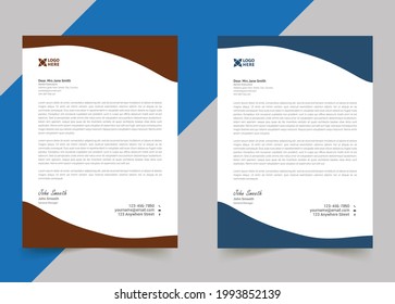 Professional creative letterhead template design for your business