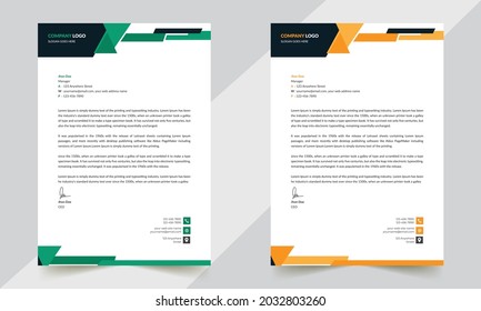 Diseño de plantillas de membrete creativas profesionales para su empresa