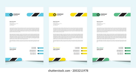 Professionelles kreatives Briefkopfdesign für Ihr Unternehmen