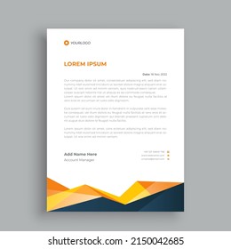 professional creative letterhead template design for your business