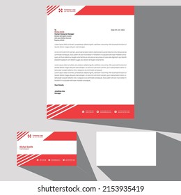 professional creative letterhead template design for your business Free Vector.