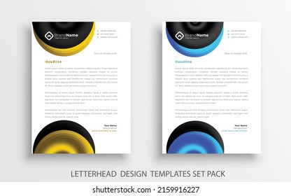 professional creative letterhead template design for your business
