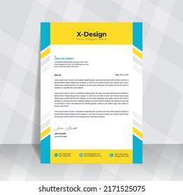 Professional Creative Letterhead Template Design