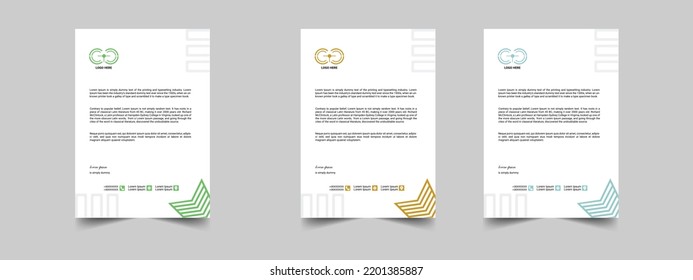 Professional Creative Letterhead Template Design