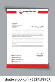 Professional creative letterhead template design for your business