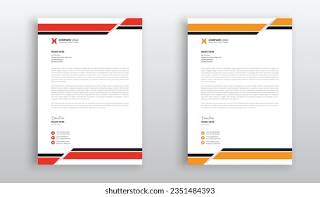 professional creative letterhead template design for your business