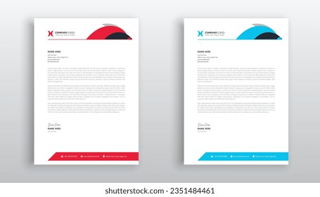 professional creative letterhead template design for your business