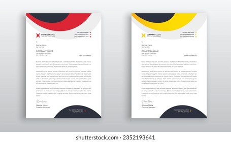 professional creative letterhead template design for your business