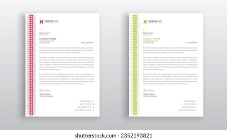 professional creative letterhead template design for your business