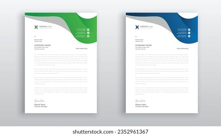 professional creative letterhead template design for your business