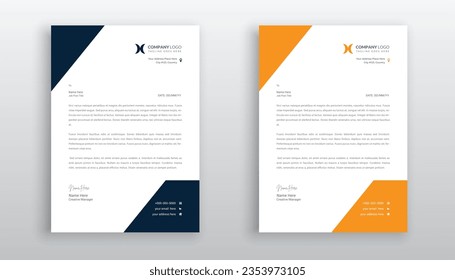 professional creative letterhead template design for your business