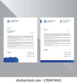 Professional creative letterhead template .eps