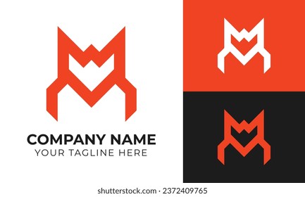 Professional creative minimal abstract business logo design template