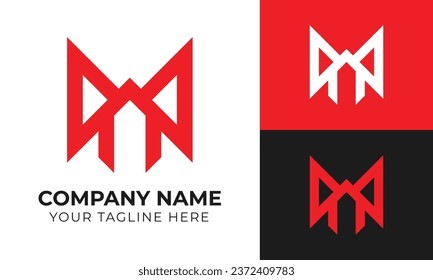Plantilla de diseño de logotipo profesional creativo mínimo abstracto