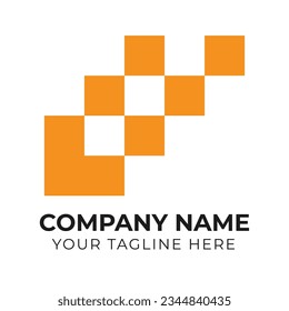 Professionelle, moderne, abstrakte Design-Vorlage für das Business-Logo