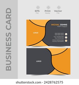 Professionelle, kreative und moderne Visitenkartenvorlage und eigenes Design.