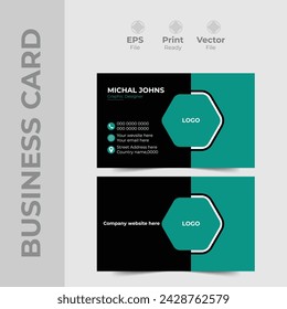 professional ,Creative and modern business card template and own design.
