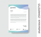 Professional And Creative Modern Corporate Business Letter Head Template.