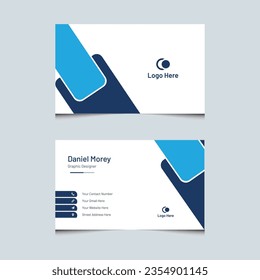 Professional creative modern corporate business card vector design