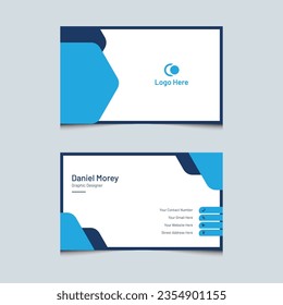 Professional creative modern corporate business card vector design