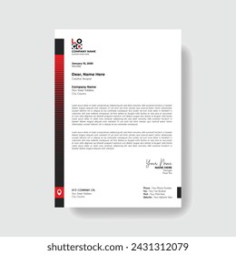 Professional And Creative Modern Corporate Business Letter Head Template.
