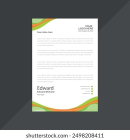 Professional And Creative Modern Corporate Business Letter Head Template, Letterhead