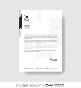 Professional And Creative Modern Corporate Business Letter Head Template.
